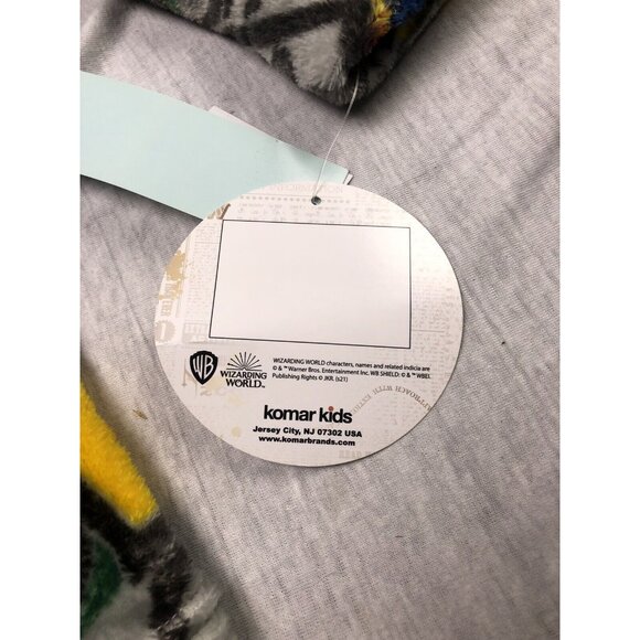 Kids Harry Potter Robe Pajama Unisex Movie Magic Tie Multicolor New With Tags - Picture 5 of 11